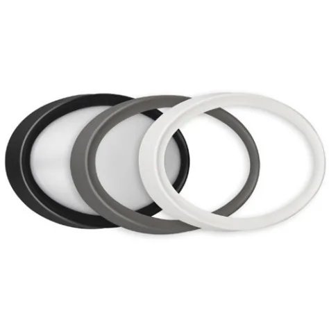 MILO oval - 8W - 650lm - 3000K - IP65 - dia 213mm x 82mm - blanc, gris ou noir