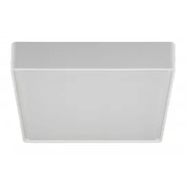 GOA carré - 12W - plastic - 950lm - 3000K - IP65 - 220mm x 220mm x 56mm - blanc