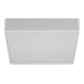 GOA carré - 16W - plastic - 1280lm - 3000K - IP65 - 296mm x 296mm x 78mm - blanc