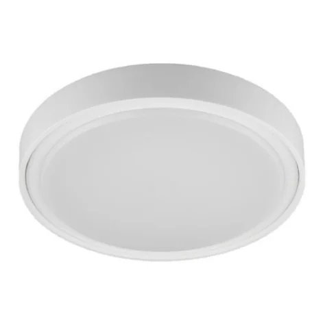GOA rond - 15W - plastic - 1030lm - 3000K - IP65 - dia 260mm x 44mm - blanc