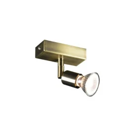 RUNE - 1x GU10 5W - 2700K - acier - 55mm x 110mm x 150mm - bronze