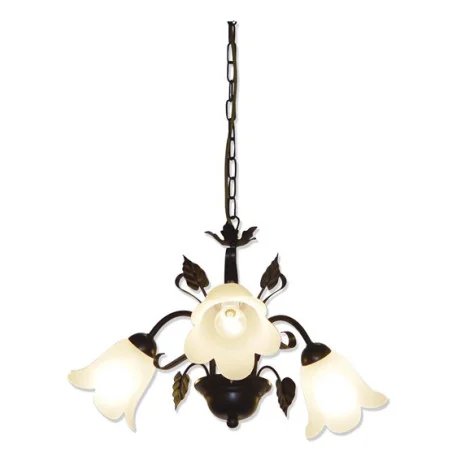 ASPER - 3x E14 - acier / verre - max 40W - dia 540mm x 400-870mm - noir / blanc