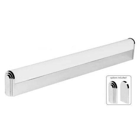 BALNEO - 12W - alu / plexi - 1160lm - 2700K - 38mm x 610mm x 78mm - chromé