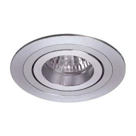LINUX rond - GU10 - alu - 5W - dia 90mm x 70mm - alu brossé