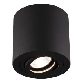 OLALA rond - GU10 - 50W - alu - 30° orientable - dia 90mm x 85mm - noir mat
