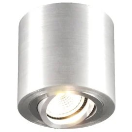 OLALA rond - GU10 - 50W - alu - 30° orientable - dia 90mm x 85mm - alu brossé