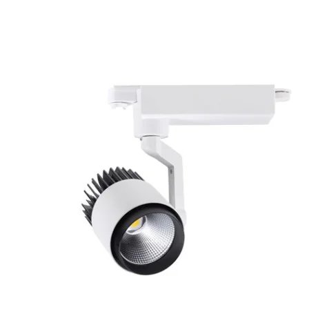 NITRIX track spot 3-phase - boîtier vide - alu - 262mm x 263mm - blanc