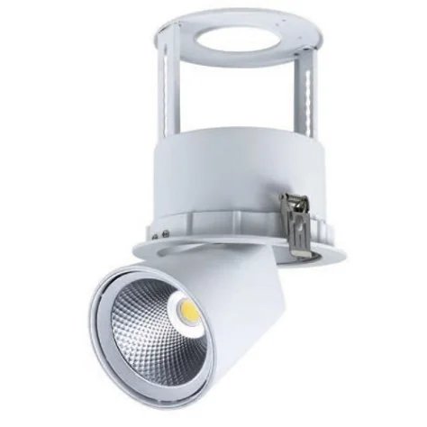 MITROX spot encastrer - boîtier vide - alu - installation 130mm x 169mm - blanc