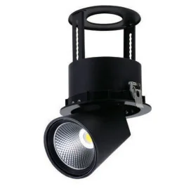 MITROX spot encastrer - boîtier vide - alu - installation 130mm x 169mm - noir