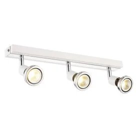 ROBUS spot 3xGU10 5W LED incl.blanc/chromé
