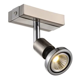 ROBUS - 1x GU10 5W - acier - 2700K - 51mm x 100mm x 77mm - acier brossé / chromé