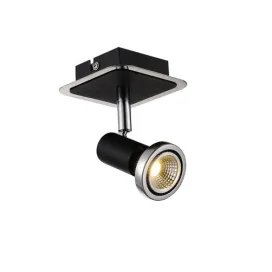 XZIBIT spot 1xGU10 5W LED incl. noir/chromé