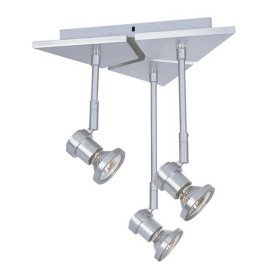 NUBIS + X-Base - 3x GU10 - alu - max 50W - 275mm x 290mm - IP20 - alu