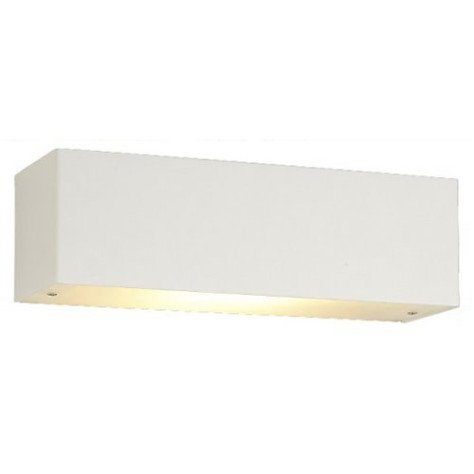 FLUO - 1x R7S 10W - alu / verre - 2700K - 245mm x 75mm x 82mm - blanc mat