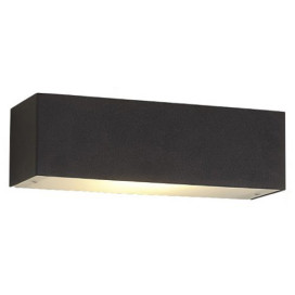 FLUO - 1x R7S 10W - alu / verre - 2700K - 245mm x 75mm x 82mm - noir mat
