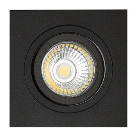 ZOOM I spot encastré - 1x 5W GU10 - alu - 95mm x 95mm x 90mm - noir