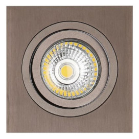 ZOOM I spot encastré - 1x 5W GU10 - alu - 95mm x 95mm x 90mm - bronze