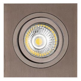 ZOOM I spot encastré - 1x 5W GU10 - alu - 95mm x 95mm x 90mm - bronze