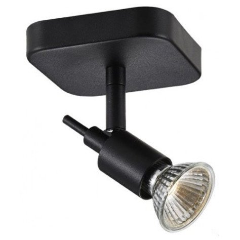 SONAR II - 1x GU10 5W - aluminium - 2700K - 100mm x 100mm x 140mm - noir mat