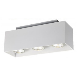 KUBO - 3x GU10 5W - aluminium - 2700K - 90mm x 90mm x 270mm - blanc mat