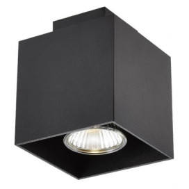 KUBO - 1x GU10 5W - aluminium - 2700K - 90mm x 90mm x 110mm - noir mat