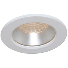 IMBER spot encastré - GU10 - alu / plexi - max 50W - 85mm x 25mm - blanc