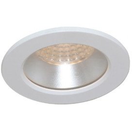 IMBER spot encastré - GU10 - alu / plexi - max 50W - 85mm x 25mm - blanc