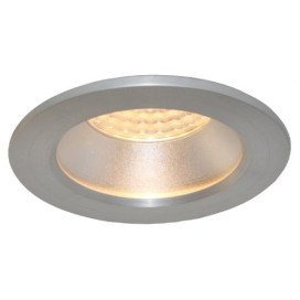 IMBER spot encastré - GU10 - alu / plexi - max 50W - 85mm x 25mm - alu brossé