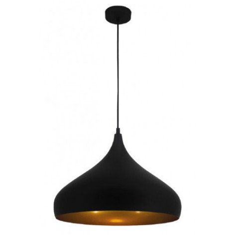 RONIN - 1x E27 - acier - max 60W - dia 420mm x 1555mm - noir mat / or