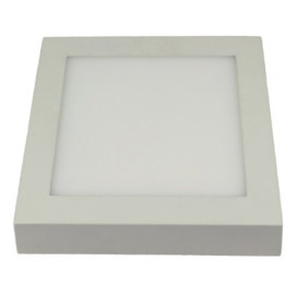 FLUKE carré - 12W - acier / plexi - 960lm - 175mm x 175mm x 35mm - blanc mat