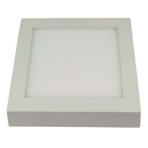 FLUKE carré - 12W - acier / plexi - 960lm - 175mm x 175mm x 35mm - blanc mat