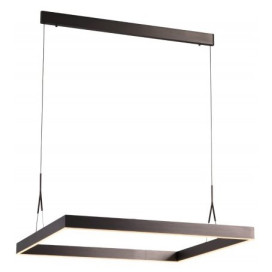 PURE pendule carré - 42W - alu - 2520lm - 3000K - 900mm x 900mm x 1200mm- bronze
