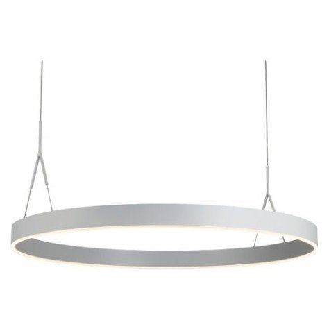 PURE pendel ronde - 35W - alu - 2100lm - 3000K - dia 900mm x 1200mm - blanc mat