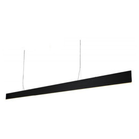 PURE pendule longue - 42W - alu - 2940lm - 3000K - 2500mm x 1200mm - noir mat