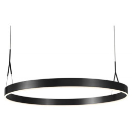 PURE pendel ronde - 35W - alu - 2100lm - 3000K - dia 900mm x 1200mm - noir mat