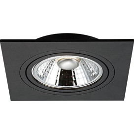 ZOOM AR111 - 1x 12W - alu - 1130lm / 650lm - 2700K - 180mm x 180mm - noir