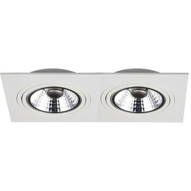 ZOOM AR111 - 2x 12W - alu - 1130lm / 650lm - 2700K - 350mm x 180mm - blanc