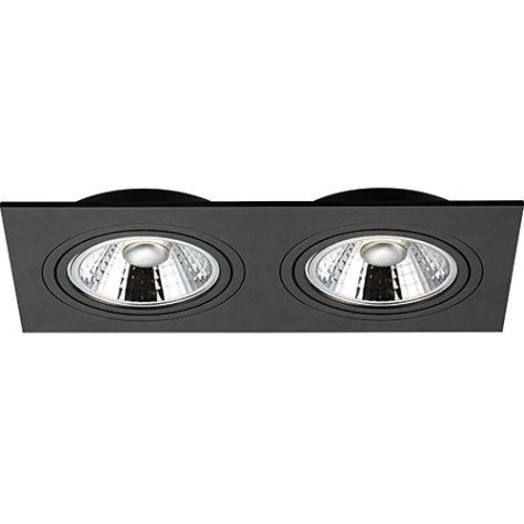 ZOOM AR111 - 2x 12W - alu - 1130lm / 650lm - 2700K - 350mm x 180mm - noir