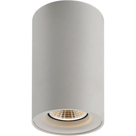 ZOLAN - 1x GU10 - alu - 5W - 400lm - 2700K - dia 74,5mm x 110mm - blanc