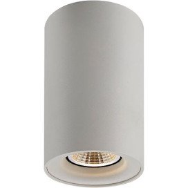 ZOLAN - 1x GU10 - alu - 5W - 400lm - 2700K - dia 74,5mm x 110mm - blanc