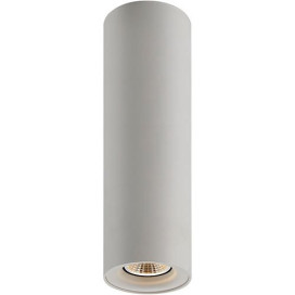 ZOLAN - 1x GU10 - alu - 5W - 400lm - 2700K - dia 74,5mm x 250mm - blanc