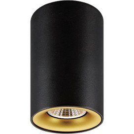ZOLAN - 1x GU10 - alu - 5W - 400lm - 2700K - dia 74,5mm x 110mm - noir