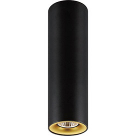 ZOLAN - 1x GU10 - alu - 5W - 400lm - 2700K - dia 74,5mm x 250mm - noir