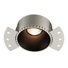 CASSO Round trimless - GU10 - alu / plexi - max 50W - 80mm x 75mm x 55mm - noir