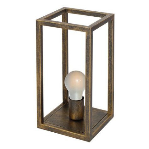 KAGO lampe de table - 1x E27 - acier - max 60W - 200mm x 200mm x 405mm - rouille