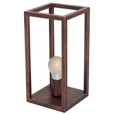 KAGO lampe de table - 1x E27 - acier - max 60W - 200mm x 200mm x 405mm - ciuvre