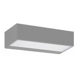 LOGAN - 10W - plastic - 720lm - 3000K - IP65 - 80mm x 170mm x 46mm - gris