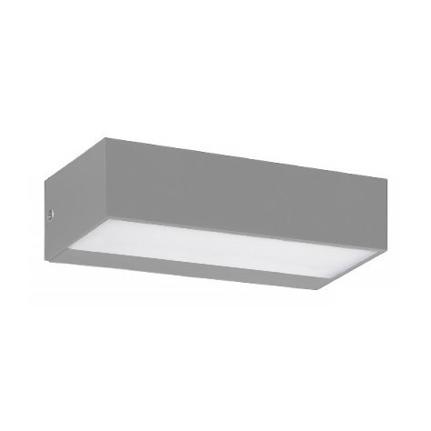 LOGAN - 10W - plastic - 720lm - 3000K - IP65 - 80mm x 170mm x 46mm - gris