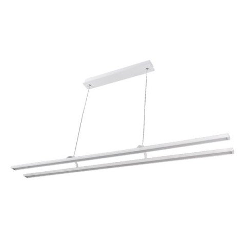 LINO pendule - 2x 24W - 3000K - 3290lm - 1166mm x 65mm x 1500mm- dimmable- blanc