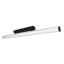 RORY led - 24W - alu / verre - 3000K - 2535lm - 1170mm x 65mm x 110mm - noir mat